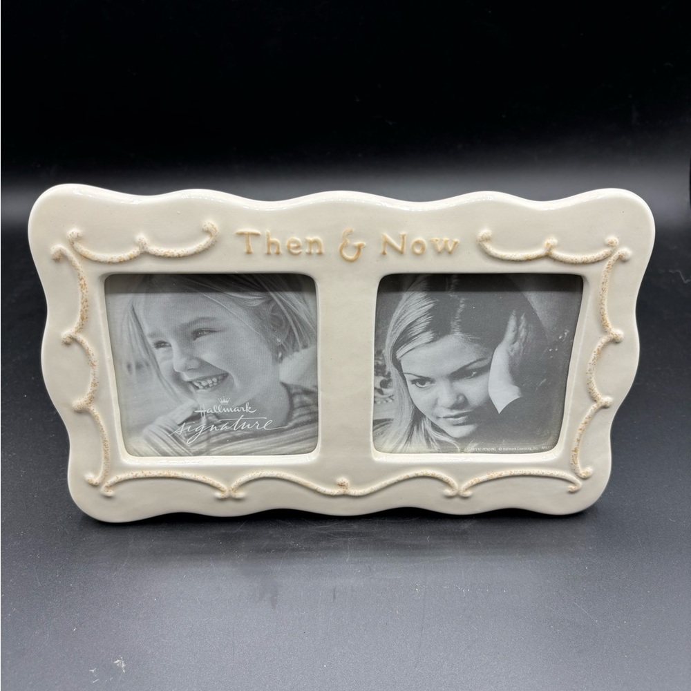 Then and now hallmark picture frame